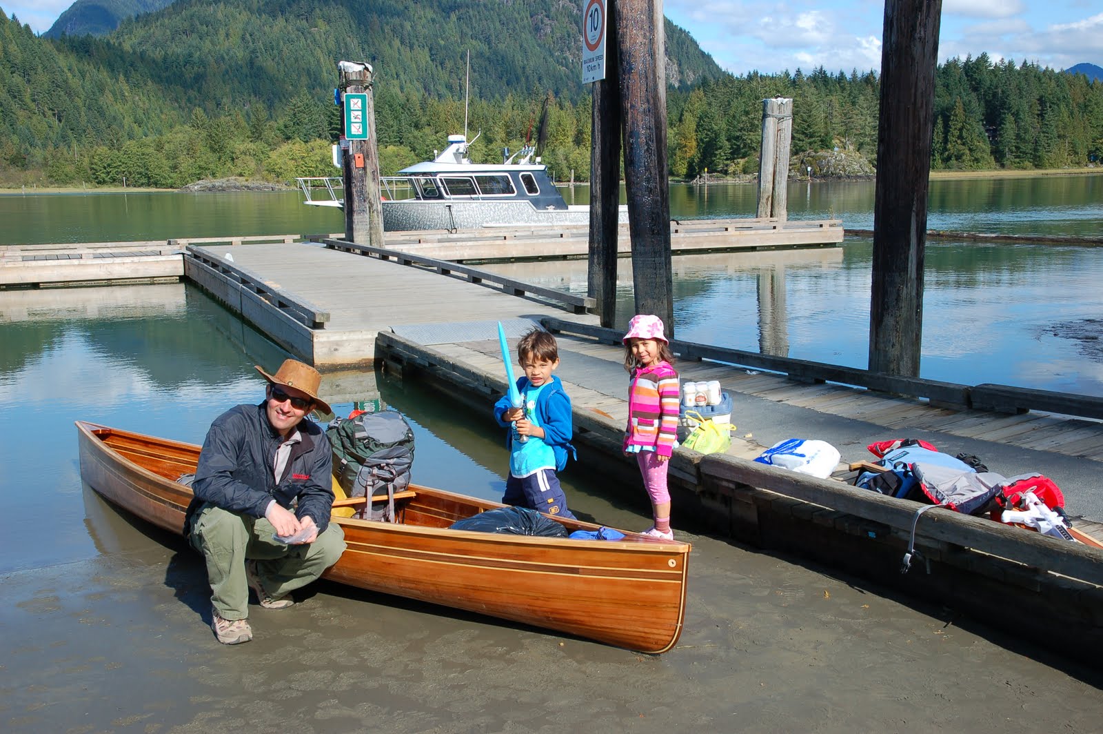 canoe trip launch